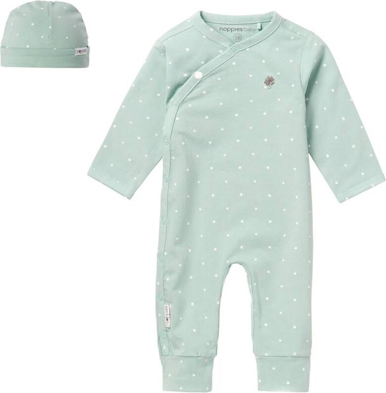 Noppies ! Unisex Tweedelige Set -- Mint Katoen/elasthan