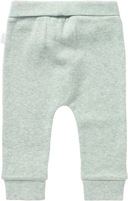 Noppies newborn baby regular fit broek Naura mintgroen