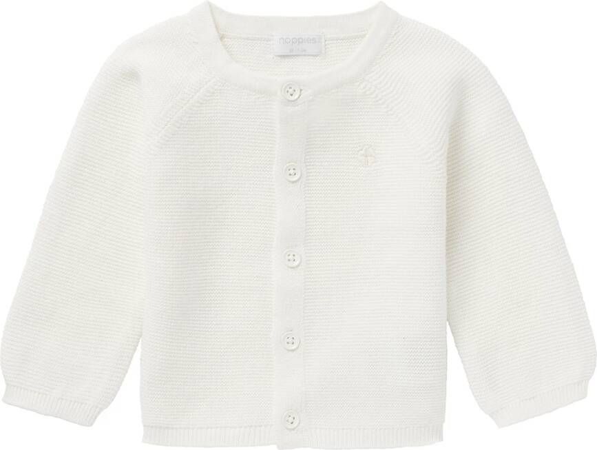Noppies Babykleding Unisex Cardigan Knit Naga Wit