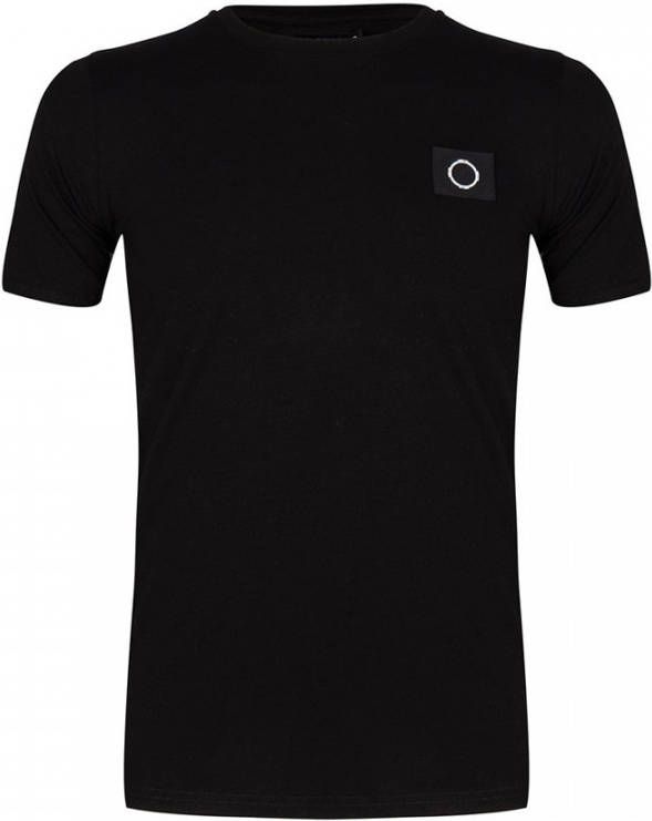 Rellix ! Jongens Shirt Korte Mouw -- Zwart Katoen/elasthan