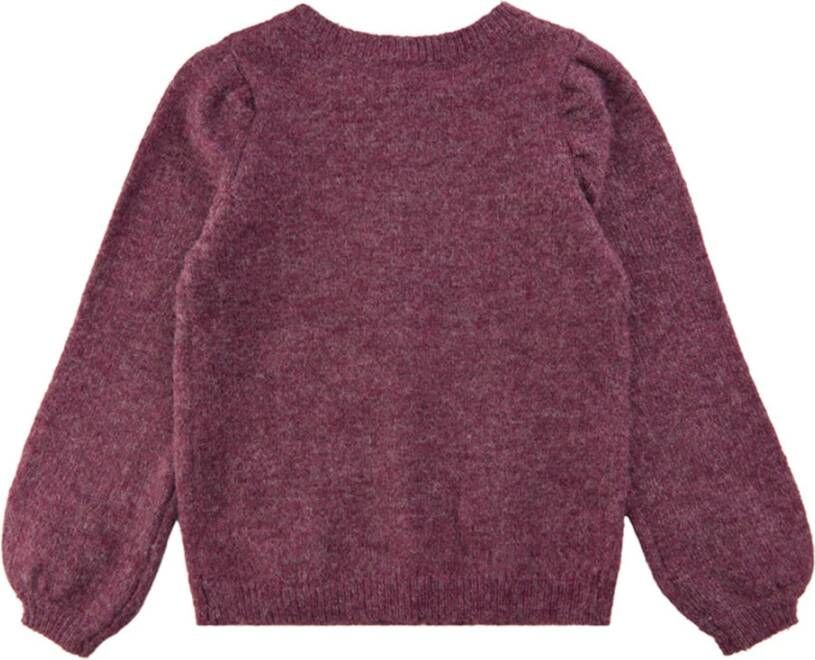 The New meisjes vest TN4512 vest bordeaux rood