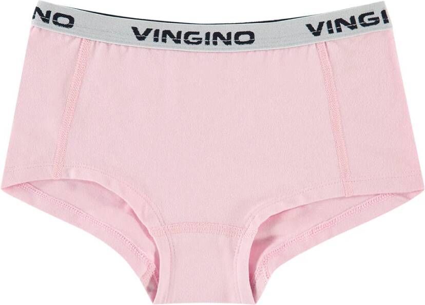 Vingino ! Meisjes 2-pack Hipster Maat 152 Roze Katoen/elasthan