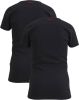 Vingino Zwarte T shirt Boys T shirt Round Neck(2 pack ) online kopen