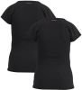 Vingino Zwarte T shirt Girls T shirt(2 pack ) online kopen