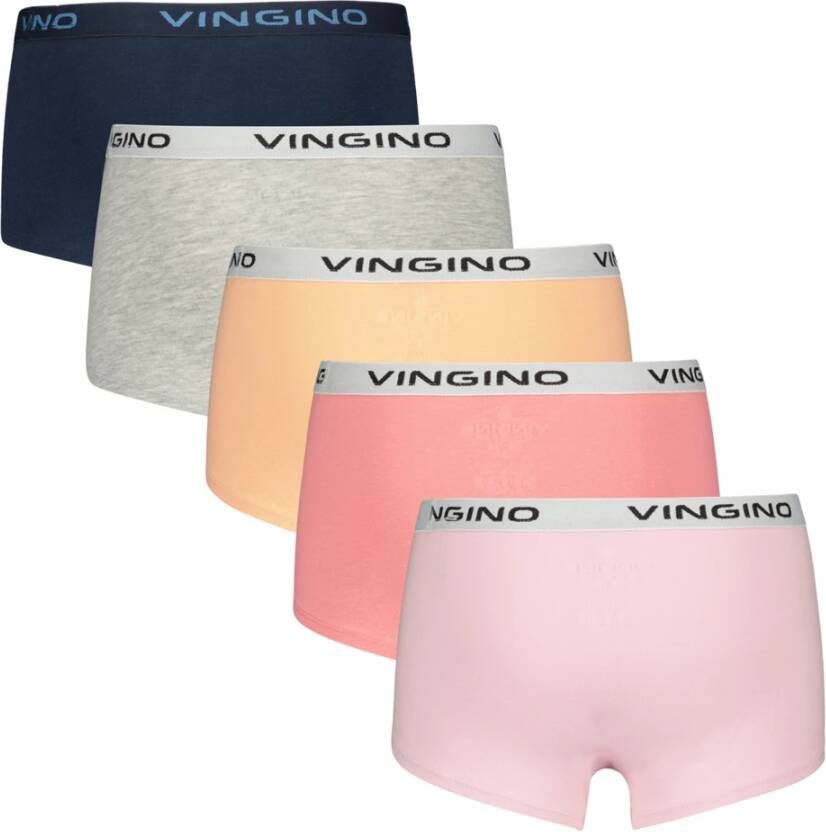 VINGINO Boxershorts Girls Boxer 5 Pack Lichtroze