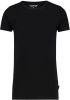 Vingino ! Jongens Shirt Korte Mouw Maat 104 Zwart Katoen/elasthan online kopen