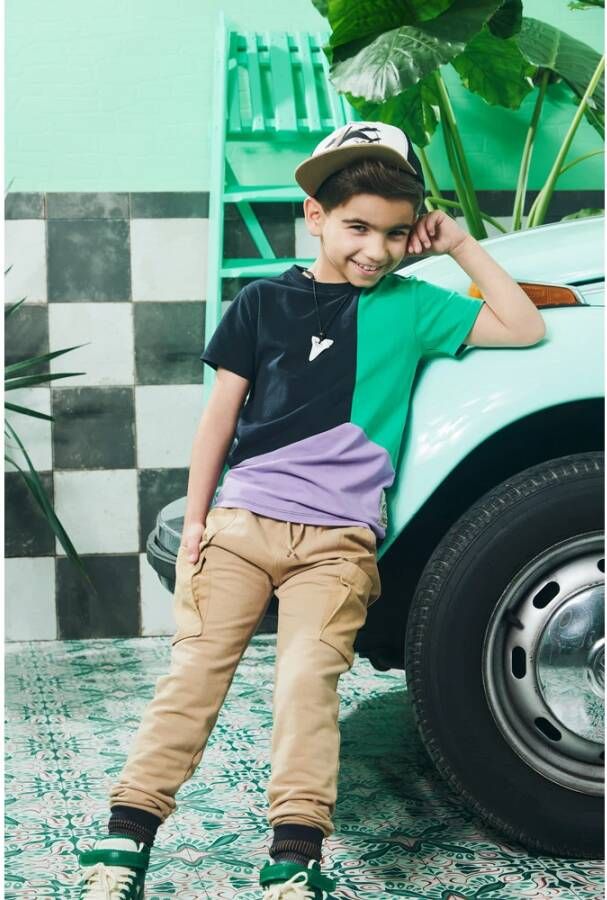 Z8 ! Jongens Sok -- Paars Katoen/polyamide/elasthan