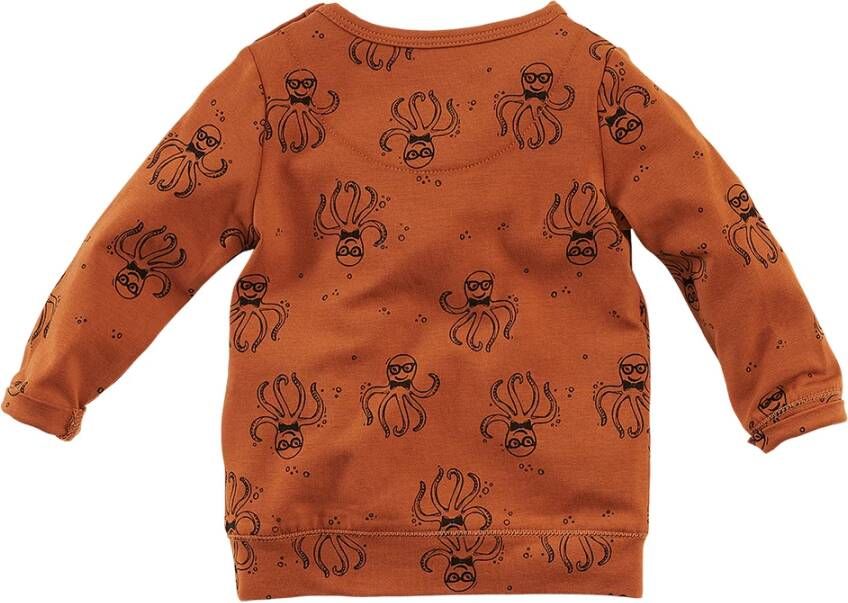 Z8 ! Jongens Shirt Lange Mouw Maat 62 Bruin Katoen/elasthan