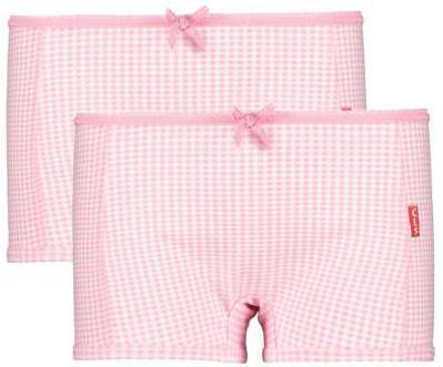 Claesens ! Meisjes 2-Pack Boxer Maat 152 Roze Katoen/lycra