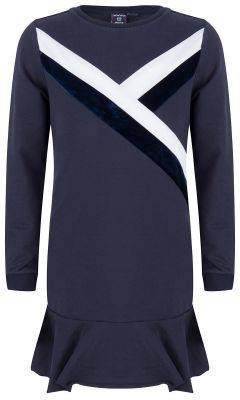 Indian Blue Jeans ! Meisjes Jurk Maat 176 Donkerblauw Katoen/elasthan