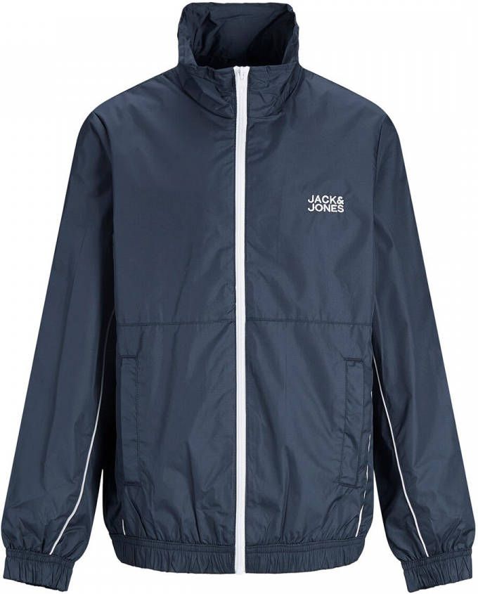 JACK & JONES JUNIOR zomerjas JCOPIPPEN met logo donekrblauw/wit