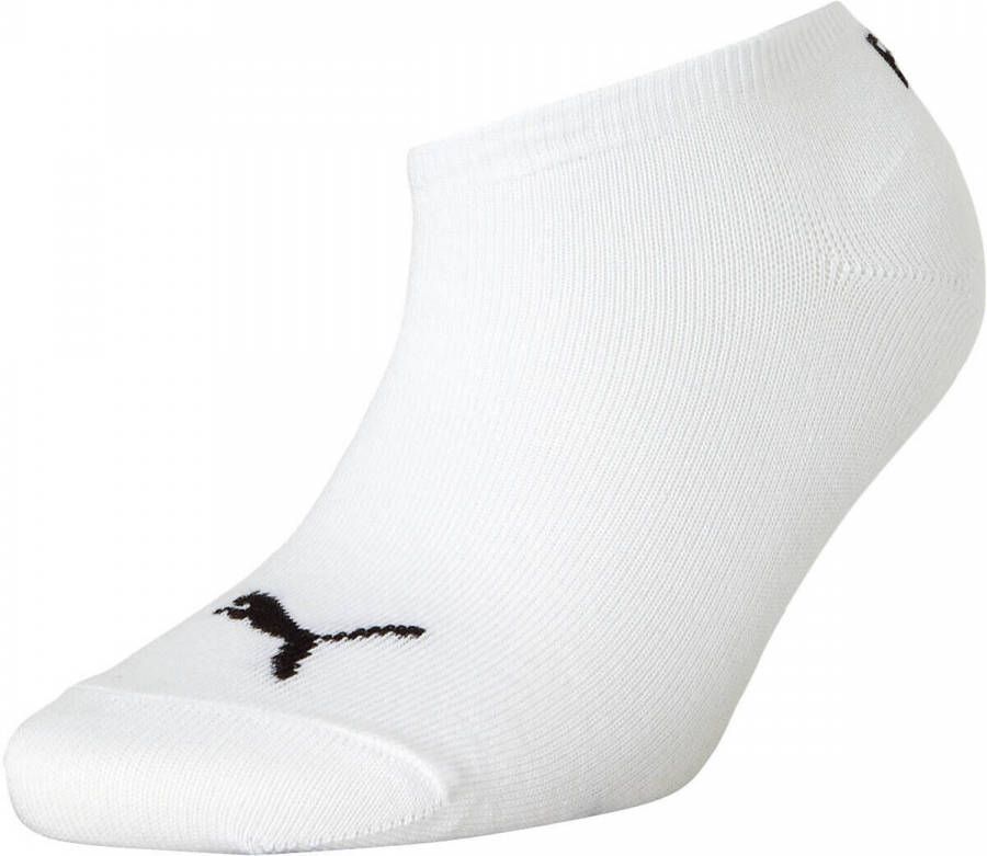 Puma sneakersokken met logo set van 6 wit
