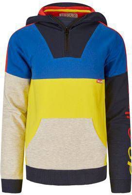 Retour jeans Jongens hoodies Vergelijk op Retour Denim hoodie James met all over print witblauwrood