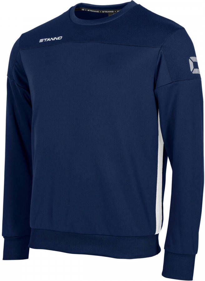 Stanno voetbalsweater donkerblauw/wit