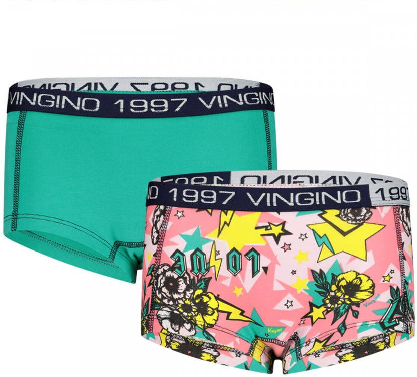 VINGINO Hipsters 2 pack G212 2FLOWERSPACE Multicolor