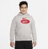 Nike Sportswear Hoodie voor jongens Grey Heather/Team Red/University Red online kopen