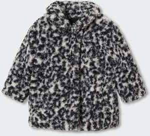 MANGO BABY Bedrukte jas van krulbont