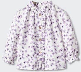 MANGO BABY Blouse met bloemetjesprint