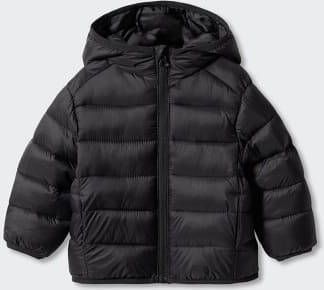 MANGO BABY Gewatteerde jas met rits