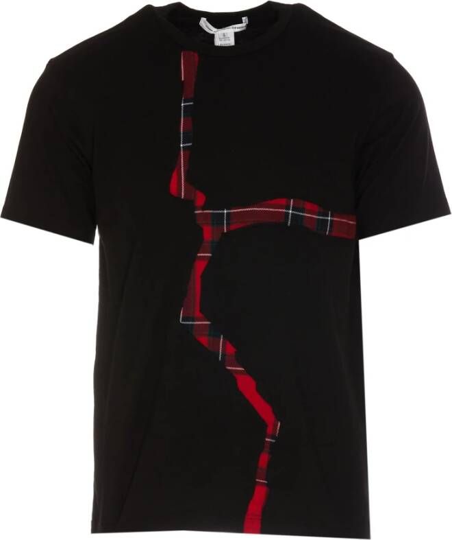 Comme des Garçons Zoals jongens en zwarte poloshirts en poloshirts , Zwart, Heren