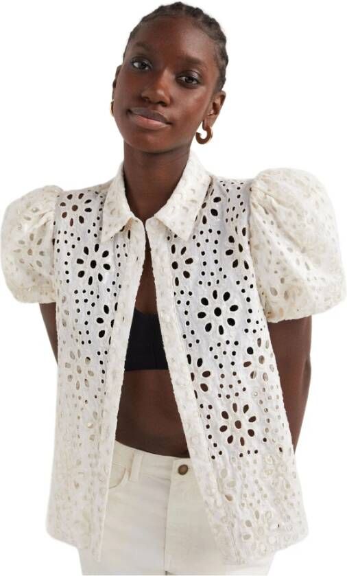 Desigual Driekwart mouwen shirts Wit Dames