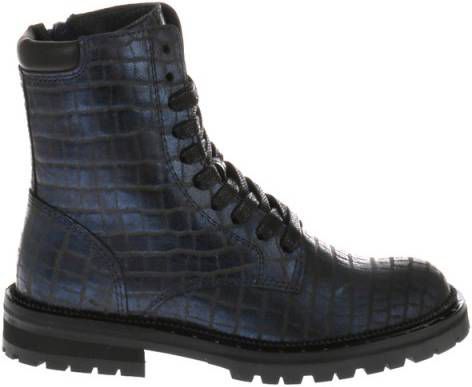 Laarzen Hip Shoe Style HIP H1003 Bikerboots Blauw