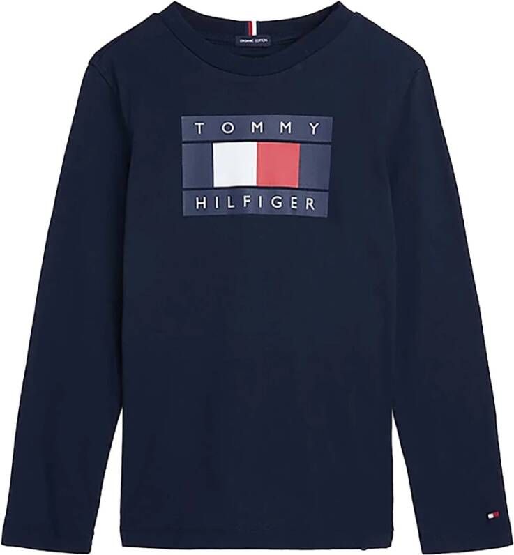 Tommy Hilfiger Shirt met lange mouwen GLOBAL STRIPE FLAG TEE LS
