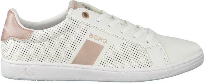 BJORN BORG T307 low sneakers wit/goud kinderen - Kinderkledingplein.nl