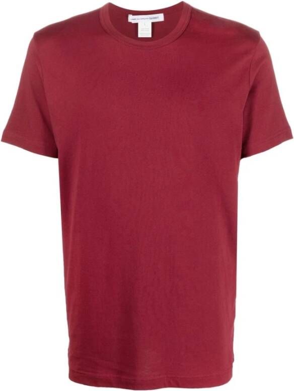 Comme des Garçons Zoals jongens en Bordeaux T shirts en poloshirts , Rood, Heren