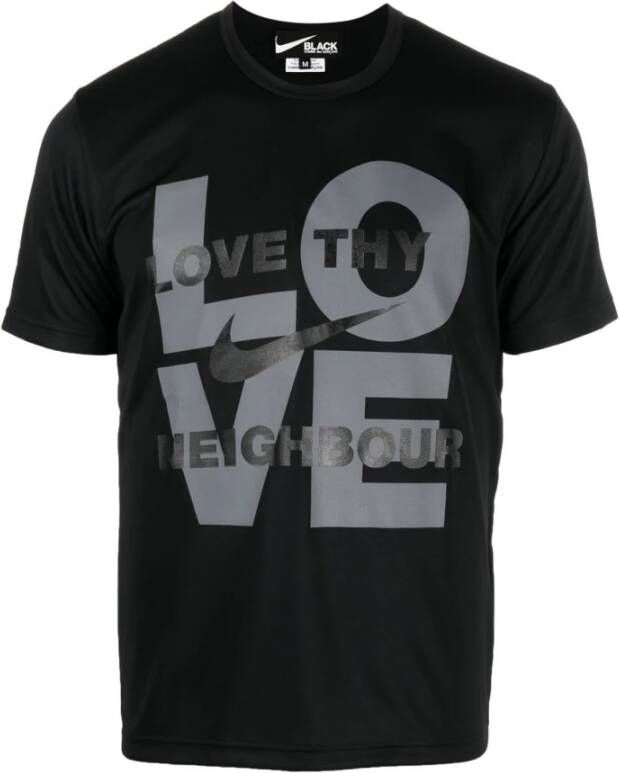 Comme des Garçons Zoals jongens en zwarte poloshirts en poloshirts , Zwart, Heren