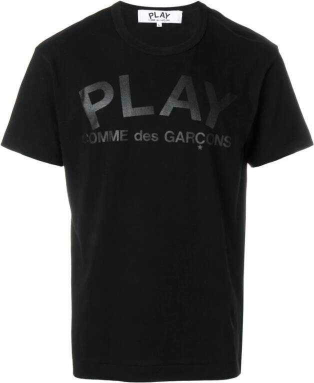 Comme des Garçons Zoals jongens en zwarte poloshirts en poloshirts , Zwart, Heren