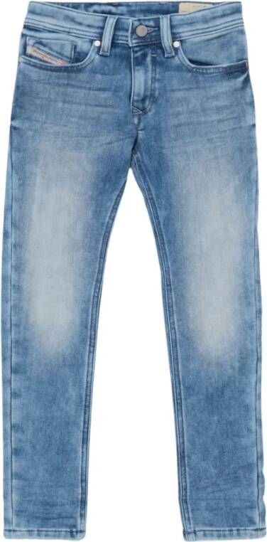 Diesel Skinzee Lage Kxb6F Jeans , Blauw, Dames