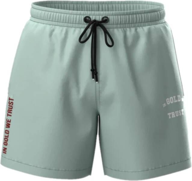 In Gold We Trust Short Shorts , Blauw, Heren