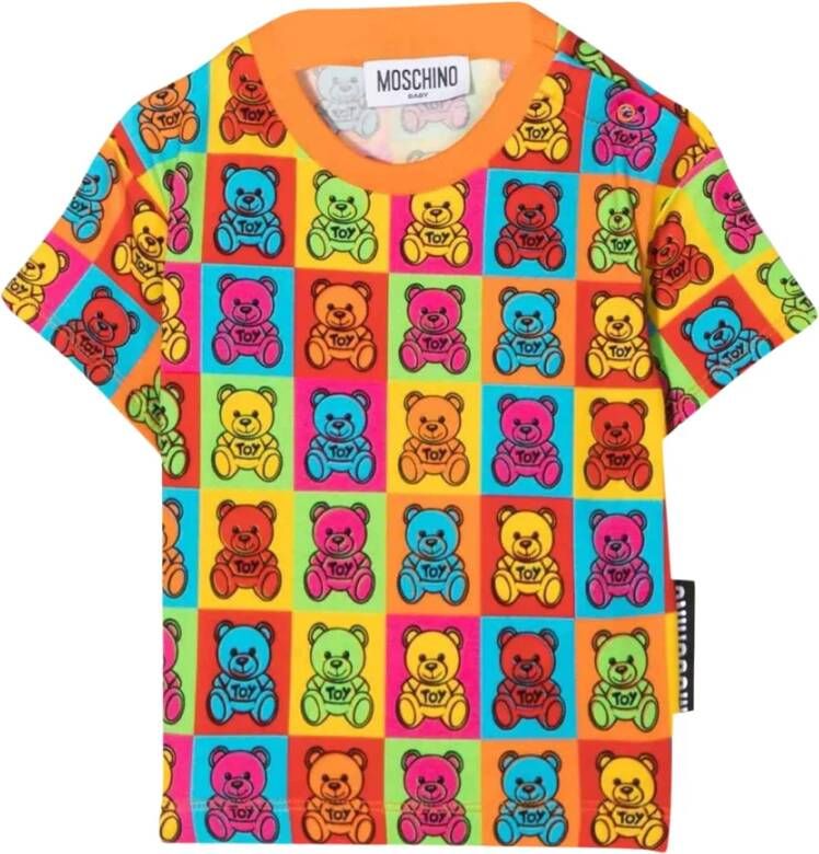 Moschino T shirts Oranje unisex