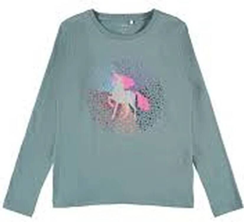 name it T shirts longsleeves Grijs Dames