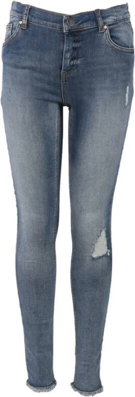 Only Kids Konblush Skinny RAW Jeans Rea333 Medium Blue Denim | Freewear Jeans