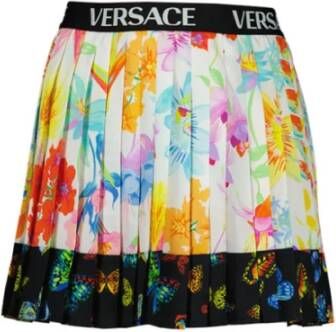 Versace Flowered Skirt , Oranje, Dames