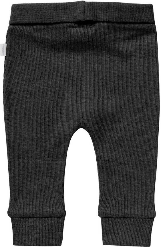 Noppies baby regular fit broek Naura antraciet melange