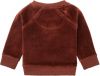 Noppies baby sweater Robel met tekst roestbruin online kopen