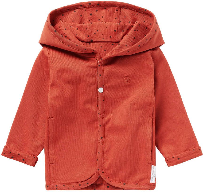 Noppies baby reversible vest Bonny roodbruin