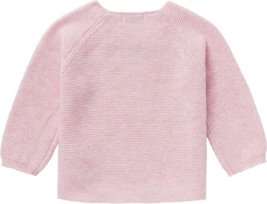 Noppies baby longsleeve Pino van biologisch katoen lichtroze