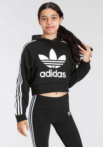 Adidas Girls Adicolor Over The Head Basisschool Hoodies