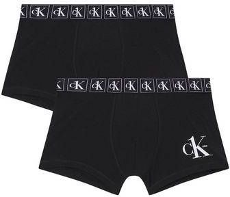 Calvin Klein Boxershort met logoprint bij de band(Set van 2 )