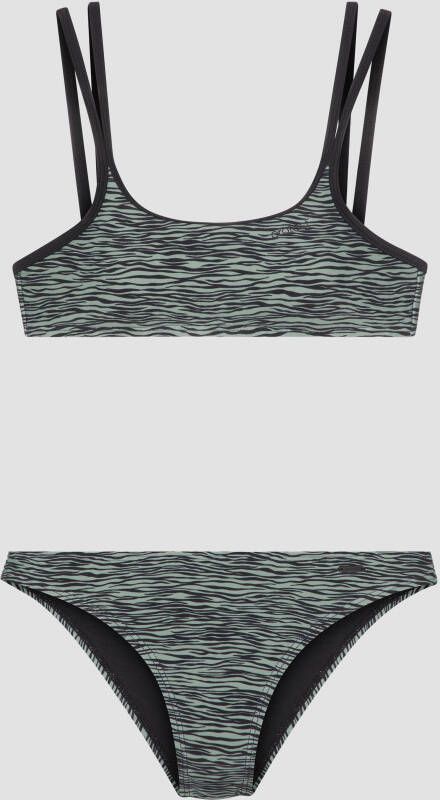 Protest lynn bikini groen/grijs kinderen