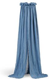 jollein Baldakijn bedhemel Vintage jeans blauw 155 cm