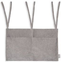Jollein boxopbergzak corduroy 30x50 cm Storm grey