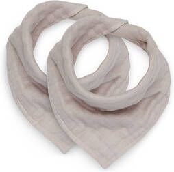 Jollein bandana slab wrinkled cotton set van 2 nougat