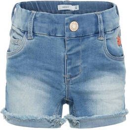 name it  Girl s Jeans Shorts Salli lichtblauw denim Blauw Gr.80 Meisjes