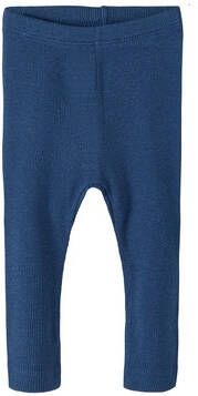 NAME IT BABY newborn baby skinny broek NBNKAB met biologisch katoen titan