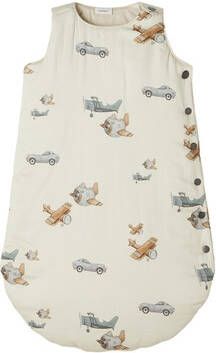 NAME IT BABY slaapzak NBNFREY ecru/bruin/blauw